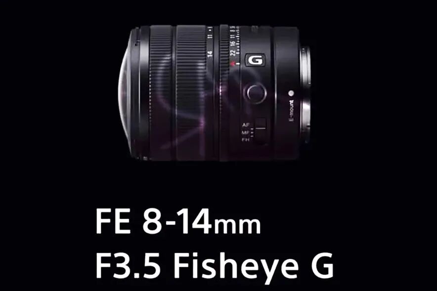 索尼即将发布FE 8-14mm F3.5 Fisheye G鱼眼镜头